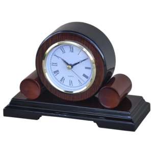 Dřevěné krbové hodiny Duo PS59335056