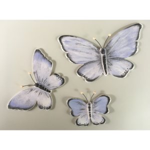 Keramika Andreas® Motýl modrásek - sada tří