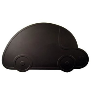 KG DESIGN Silikonové prostírání auto (černé)