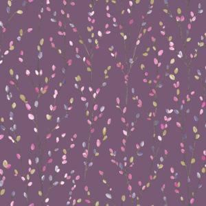 Papírová tapeta Holden Willow fialová 0,53x10,05 m