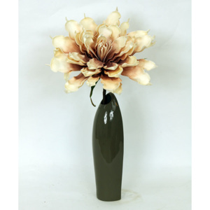Váza keramická šedá