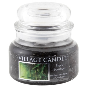 Svíčka ve skleněné dóze Village Candle Černý bambus, 312 g