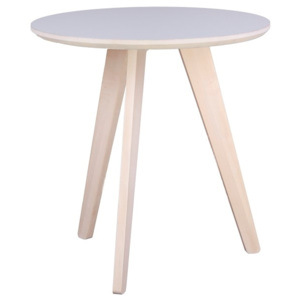 Mørtens Furniture Odkládací stolek Ruby, 53 cm, světlé dřevo