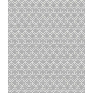 Grandeco ON3303 tapety na zeď ORION | 0,53 x 10,05 m | šedá, bílá vliesová tapeta na stěnu