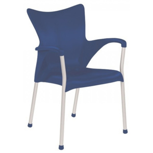 Zahradní židle Laid, hliník, modrá LA10402206 Garden Project