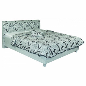 Manželská postel Zdena se zaobleným čelem s volně loženými matracemi