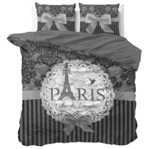 Bavlněné povlečení na dvoulůžko Sleeptime Paris, 240 x 220 cm