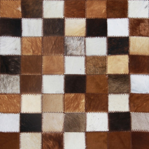 Luxusní koberec, pravá kůže, 120x184, KŮŽE TYP 3