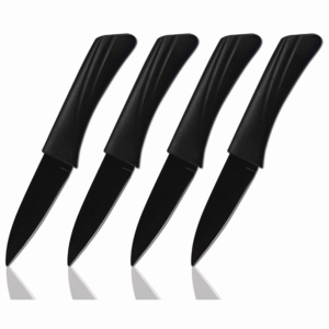 Royalty Line 4-dílná sada 19 cm nožů vhodných na krájení zeleniny Cenocco CC-9009 Barva: černá