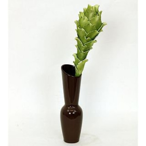 Váza keramická hnědá HL708450, cena za ks