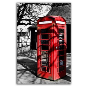 Obraz na zeď London maxi - Telefonní budka 48836697LTB