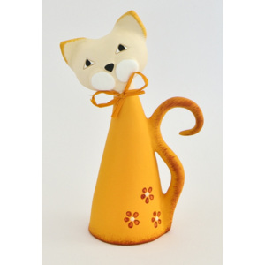 Keramika Andreas® Kočka malá - oranžová