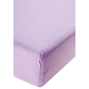 Jersey prostěradlo s elastanem fialkové Rozměr: 70x140 cm
