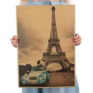 Plakát Eiffelova věž 51,5x36cm