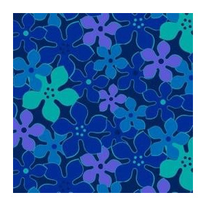 Sametový vinyl FLOTEX Vision Floral Blossom (Blueberry 620012)