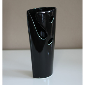 Keramická váza - černá