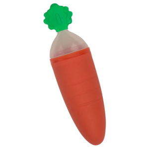 Bo Jungle lžička s dávkovačem a krytem Carrot