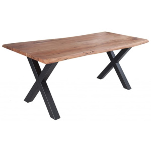 Jídelní stůl Holz X II 180 cm, akát