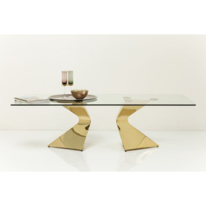 Konferenční stolek Gloria Gold 140x82cm