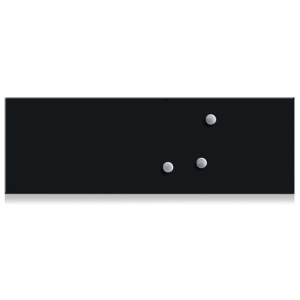 Zeller magnetická popisovací tabule, 25 x 75 cm, černá 11691