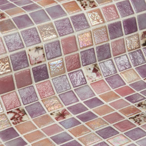 Ezarri TOPPING Violet Glass mosaic 25x25 (bal.= 1,08m2)