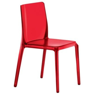 Židle Blitz 640, transparentní červená