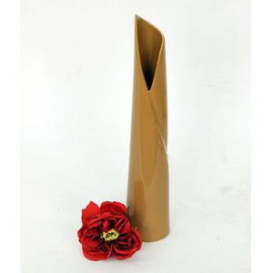 Váza keramická hnědá HL711665, cena za ks
