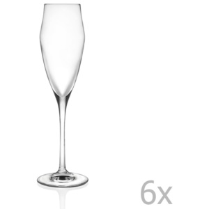 Sada 6 sklenic na sekt RCR Cristalleria Italiana Lalia, 182 ml