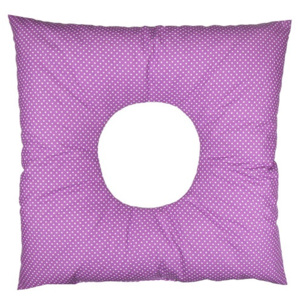 Babyrenka poporodní polštář 45x45 cm kuličky EPS Dots violet PP150DV