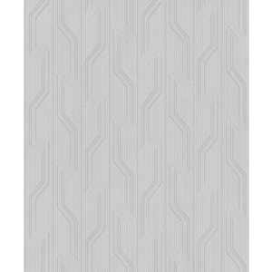 Grandeco ON4102 tapety na zeď ORION | 0,53 x 10,05 m | šedá, metalická vliesová tapeta na stěnu