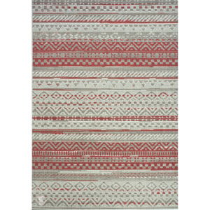 Balta Kusový koberec buklák Star 19112-85 červený venkovní 080x150 cm
