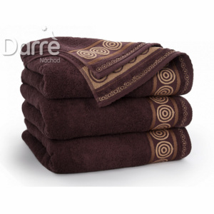 Darré ručník Marciano tmavě hnědý 50x90