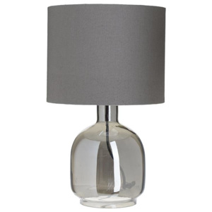 Skleněná stolní lampa 38 cm - šedá, La Almara
