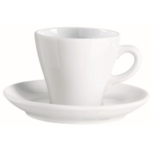 ASA Selection šálek na cappuccino s podšálkem porcelán bílá, 0,17l