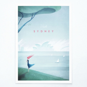 Plakát Travelposter Sydney, A3