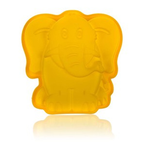 BANQUET Silikonová forma slon 19x19,6x4,4 cm Culinaria yellow