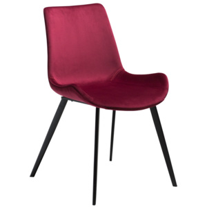 Dan-form Židle Hype rubínově červená