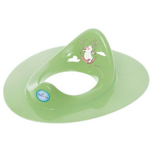 Dětské sedátko na WC myška zelené