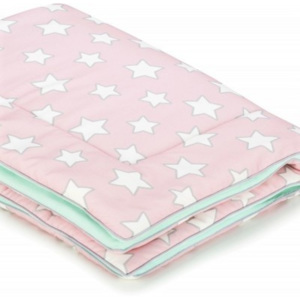 Dětská teplá deka - Pink Stars 1078