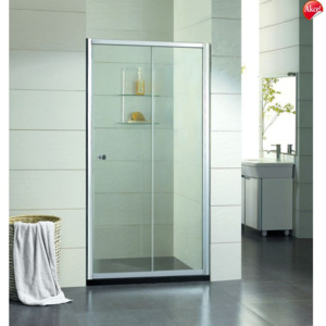 Sprchové dveře Prott, posuvné s čirým sklem, 1400x1850mm