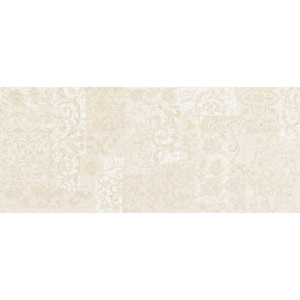 Gorenje Saly lush white patchwork inzerto, světle béžová, 25 x 60 cm