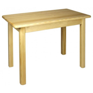 Kvalitní dřevěný jídelní stůl 110 x 60 cm Dub