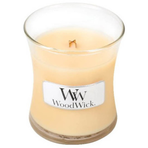 WoodWick - vonná svíčka Zimolez & jasmín 85g (Honeysuckle. Násobící se tóny oranžového a žlutého zimolezu s jemnými akcenty jasmínu.)
