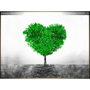 Fototapeta Zelený strom lásky 200x150cm FT2560A_2N