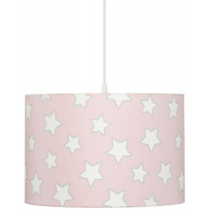 Dětský lustr - Pink Stars 1058