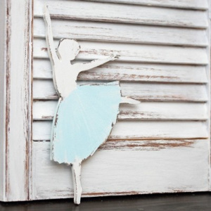 Tančící baletka 15cm - modrá 374