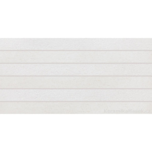 Rako Unistone DDPSE609 dekor / dlažba, bílá, 30 x 60 x 1 cm