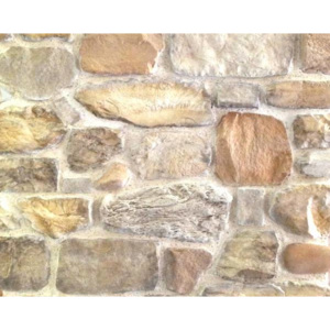 Wild Stone Mix 775 country, fasádní obklad, hnědobéžová, 2 x 7 cm - 60 x 30 cm