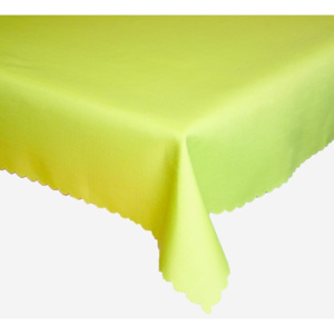 Forbyt, Ubrus s nešpinivou úpravou, Jednobarevný Deštík, žlutozelený pr.120 cm