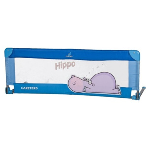 Mantinel do postýlky CARETERO Hippo modrý